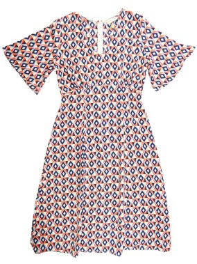 Robe MC bleue losanges MOLLY BRACKEN taille 38