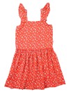Robe rouge fleurs blanches KIABI taille 8 ans