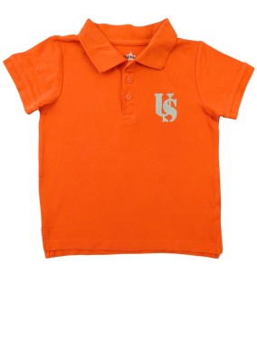 T-shirt MC polo orange US...