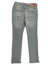 Pantalon jean gris rouge TAPE A L'ŒIL taille 12 ans