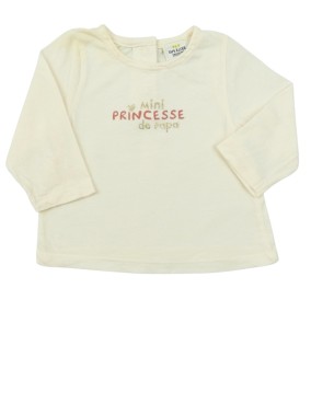 T-shirt ML crème mini...