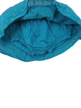 Jupe turquoise pois or SERGENT MAJOR taille 3 mois