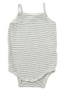 Body débardeur blanc rayures noires TAPE A L'ŒIL taille 3 mois