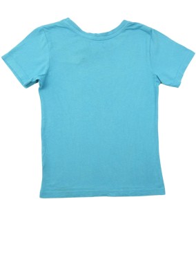 T-shirt MC bleu requins TISSAIA taille 8 ans