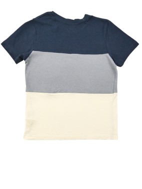 T-shirt Mc gris bleu beige PEPPERTS taille 8 ans