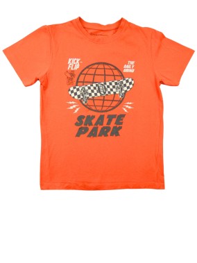 T-shirt Mc rouge skate...