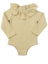 Body ML beige col frou KIABI taille 9 mois