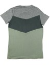 T-shirt MC gris 3 bandes BIZZBEE taille S