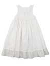 Robe blanche ajourée taille 108cm 5 ans
