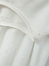 Robe blanche ajourée taille 108cm 5 ans