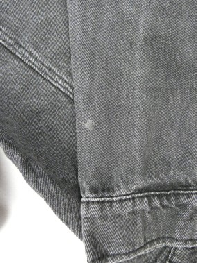 Veste en jean noir gris KIABI taille 8 ans