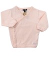Gilet brassière croisée rose hello KIABI taille 1 mois
