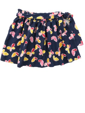 Jupe bleue marine papillons...