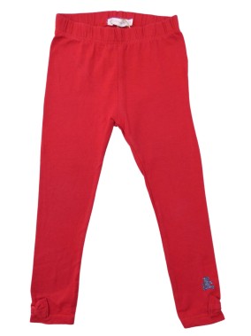 Legging rouge foncé ourson...