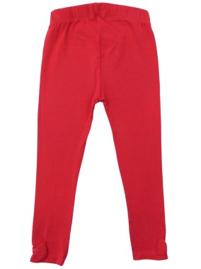 Legging rouge foncé ourson LULU CASTAGNETTE taille 3 ans