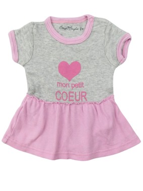 Robe body grise cœur BOUGLI...