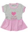 Robe body grise cœur BOUGLI BOUGLA taille 1 mois