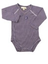 Body violet rayures GRAIN DE BLE taille 9 mois
