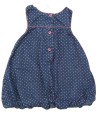 Robe jean bleue fleurs oiseau ORCHESTRA taille 9 mois