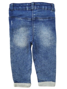 Pantalon jean bleu cœur ORCHESTRA taille 9 mois