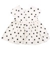 Robe blanche pois noirs KIABI taille 9 mois
