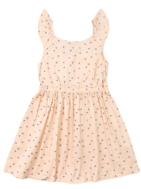 Robe rose cerises roses KIABI taille 8 ans