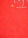 Pyjama une pièce rouge arc en ciel KIABI taille 9 mois