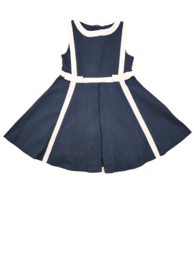 Robe bleue marine nœud blc...