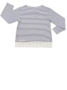 T-shirt ML papillons or sequins taille 4 ans