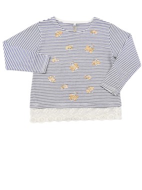 T-shirt ML papillons or...