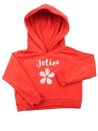 Sweat rouge jolie FPC taille 3 ans