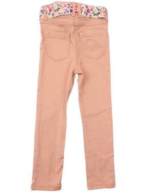 Pantalon rose ceinture fleurs TAPE A L'ŒIL taille 3 ans