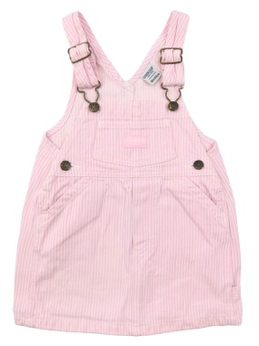 Salopette robe rose à...