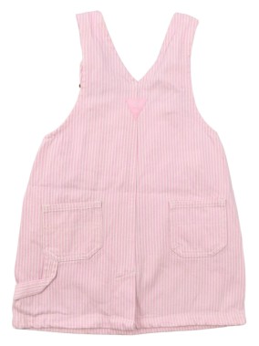 Salopette robe rose à rayures OSHKOSH taille 18 mois