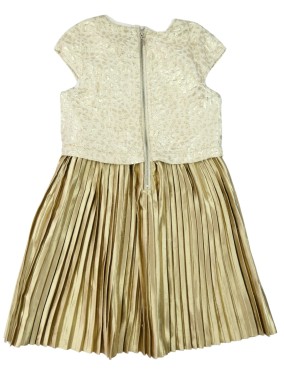 Robe or et tachetée IKKS taille 8 ans