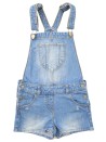 Short salopette bleue usé KIABI taille 10 ans