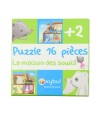 Puzzle La maison des souris 16 pièces OXYBUL