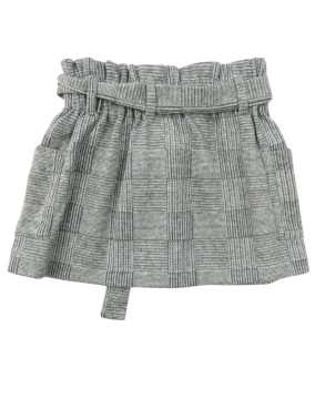Jupe grise boutons noirs nacre KAIBI taille 3 ans