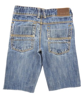 Short bleu jean OKAIDI taille 7 ans