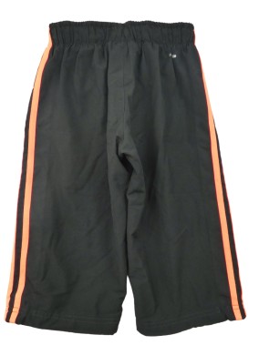 Pantacourt noir traits oranges ADIDAS taille 7-8 ans