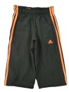 Pantacourt noir traits oranges ADIDAS taille 7-8 ans