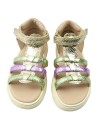 Chaussures sandales brillantes or NINI & GIRLS pointure 27