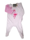 Pyjama rose flamant DPAM taille 9 mois
