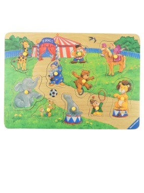 Puzzle bois animaux du...