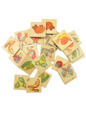 Jeu de mémo bois pépito et ses amis SELECTA