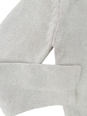 Gilet gris paillette 3 boutons GRAIN DE BLE taille 36 mois