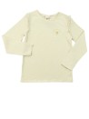 T-shirt ML rayures cœur or TAPE A L'ŒIL taille 8 ans
