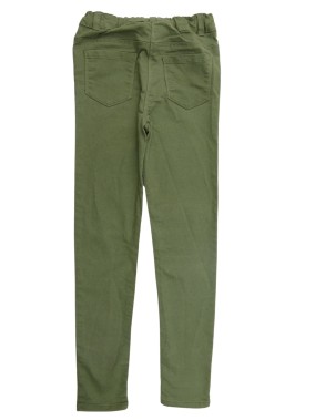 Pantalon vert kaki coupe skinny GEMO taille 10 ans