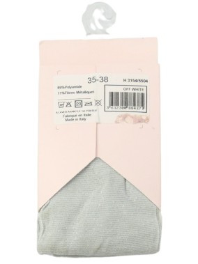 Collants fin gris à paillettes CFK pointure 35/38