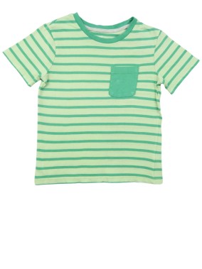 T-shirt MC vert à rayures...
